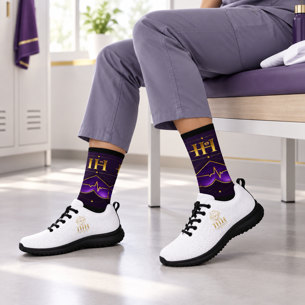 Pack Femme Confort porté, chaussures et chaussettes visibles
