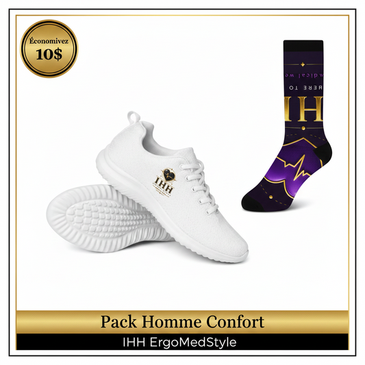 Pack Homme Confort IhhErgoMedStyle — Blanc et or